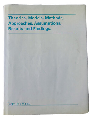 DAMIEN HIRST Theories Models Methods Approaches Assumptions Result Art Hardcover