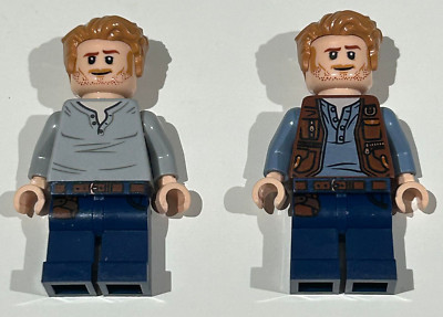 Lego Lot of 2 Owen Grady Minifigures Jurassic World Dominion Owen Grady