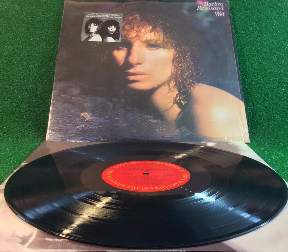 Barbra Streisand Wet 1979 Compete Original Album CBS Santa Maria Pressing LP Foto 4 de 4