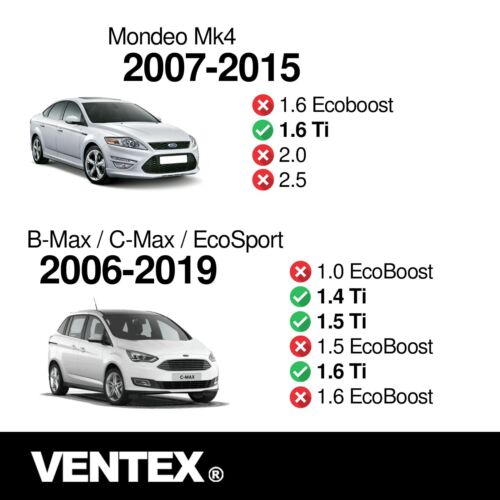 VENTEX® Ignition Coil Pack For Ford Focus 2006-2017 C-Max Mondeo 1.4 1.6 - Picture 3 of 10