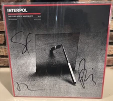 INTERPOL "The Other Side of Make Believe" AUTOGRAPHED VINYL Signed