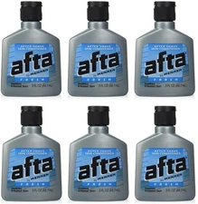 PACK OF 6* Afta FRESH by Mennen AFTER SHAVE Lotion Skin Conditioner 3 oz 88.7 ml
