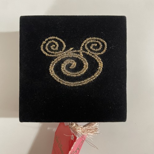 Disney Schwarz Perlen Untersetzer 6er Set Sudha Pennathur Exklusiv Gold Mickey RAR - Bild 8 von 12