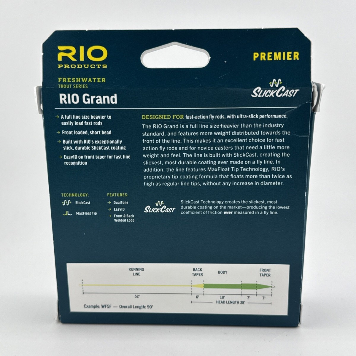 Rio⭐️ Buy RIO Premier Grand Fly Line - Color Pale Green / Lt