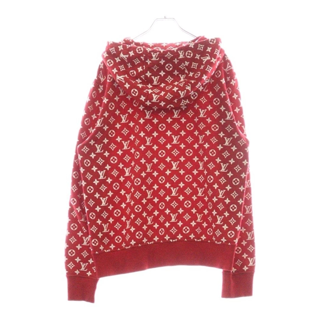Felpa con cappuccio SUPREME 17AW LV Box logo modello monogramma rossa usata 62d5