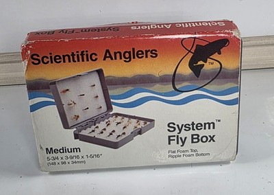 Scientific Anglers System Fly Medium Size Box With Fly Fishing Flies 