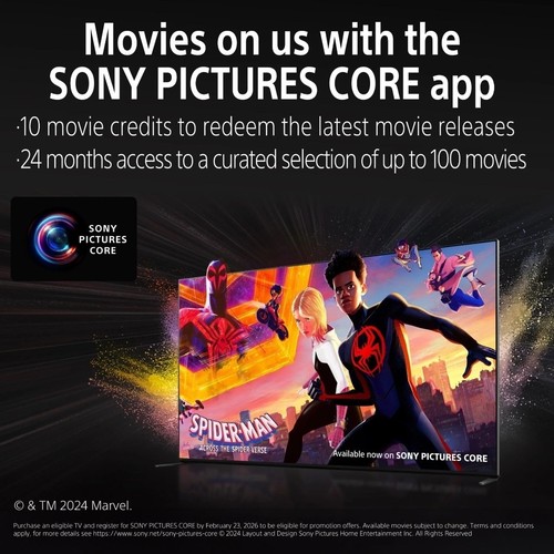 Sony NEW - K55XR80 - 55" BRAVIA 8 | XR Processor OLED 4K Ultra HD HDR Google TV - Picture 9 of 17