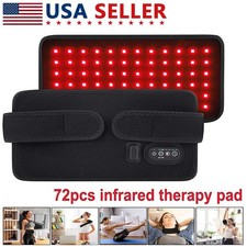 660nm Red 850nm Near Infrared Light Therapy Waist Wrap Pad Belt Fit Pain Relief