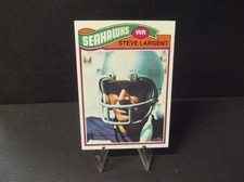 STEVE LARGENT 1977 TOPPS FOOTBALL #177 RC ROOKIE CARD HALL OF FAMER NM/MT. rookie card picture
