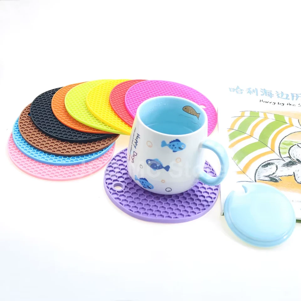 1Шт силиконовый коврик против ошпаривания горшок стойка бытовой кухни столешница защиты - Изображение 2 из 4