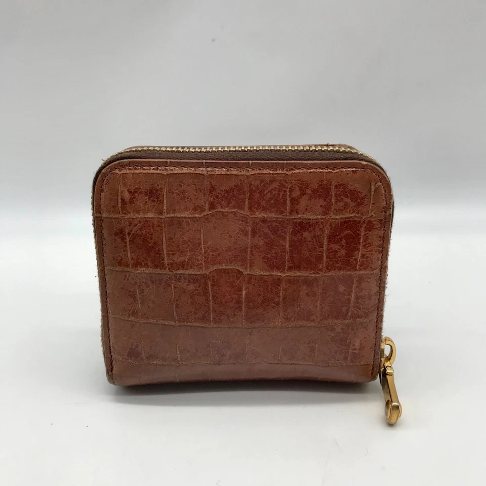 Cartera Mui Mui marrón con estampado de cocodrilo Foto 2 de 4