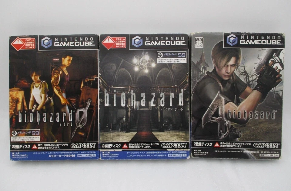 Nintendo GameCube NTSC-J (Japan) Resident Evil Video Games for
