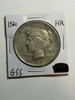 1921 Peace Silver Dollar $1 XF Detail High Relief Key Date