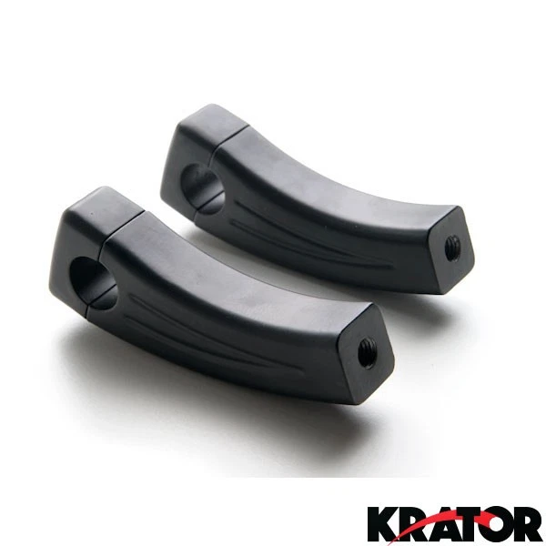 Elevadores de manillar negros de 4,5" para Honda Shadow Aero Phantom VLX 750 1100 Foto 3 de 4