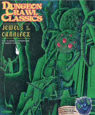 Dungeon Crawl Classics #70 Jewels of the Carnifex A Level 3 Adventure Lot ST