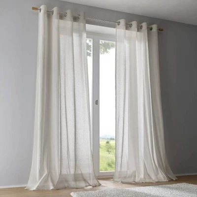 Ösenschal Brondby - Webstoff - Taupe - 135 x 245 cm - Bild 1 von 3