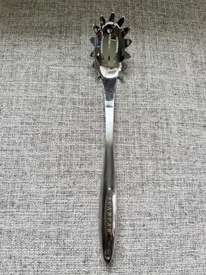 Scanpan Pasta Spoon Fork Classic Stainless Hanging Culinary Kitchen Cooking