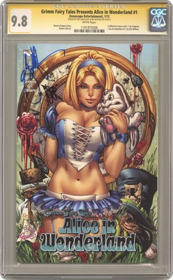 Grimm Fairy Tales Presents Alice in Wonderland 1B CGC 9.8 SS 2012