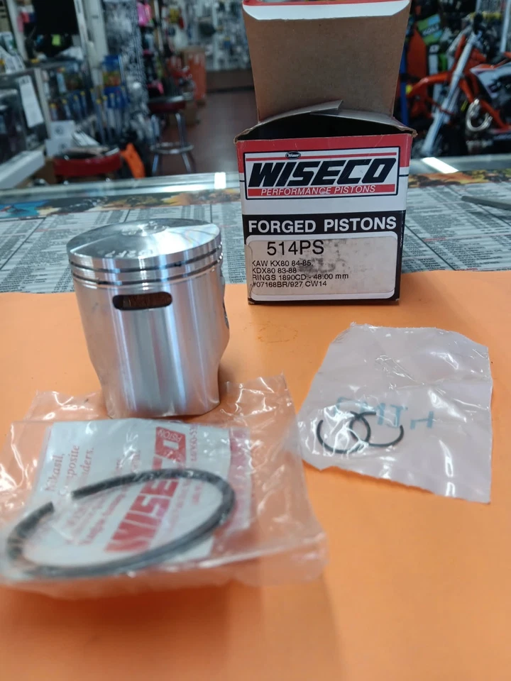 Pistón Wiseco Powersports M04800 514M04800 514 PS KAWASAKI 84-85 KX80 83-88KDX80 Foto 3 de 3