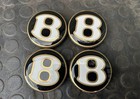 Genuine Oe Original Bentley Centre Caps Gold Edition Alloy Wheel Centre Caps Set