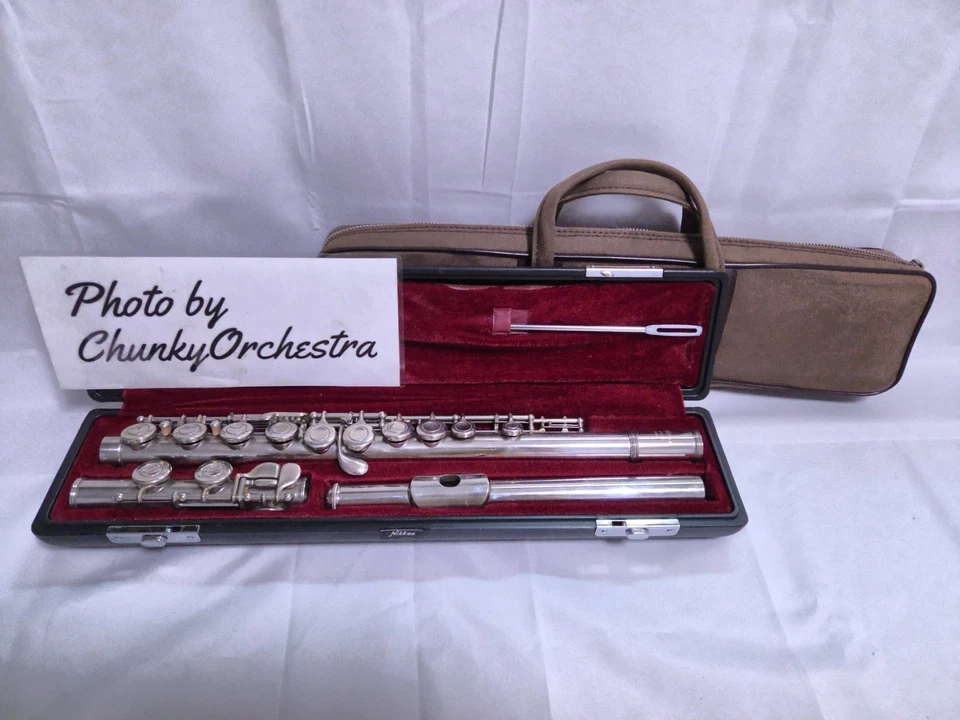 Flauto Nikkan (Yamaha) YFL-211 | Vintage Yamaha Era | Testato | #2347 - Immagine 2 di 4