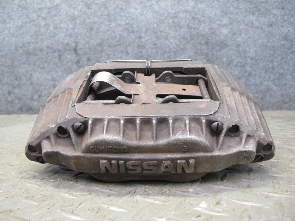 90-91 NISSAN Z32 300ZX JUEGO DE 2 PINZAS DE FRENO DELANTERAS IZQUIERDA Y DERECHA OEM Foto 3 de 4