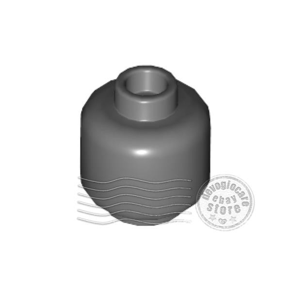 1x LEGO 3626 Minifig Head Dark Bluish Gray | 6192569 4557852 | eBay