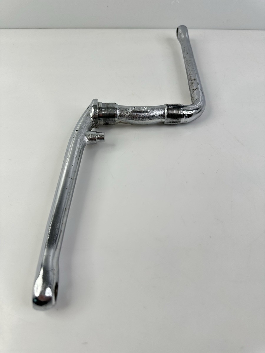 Vintage 1980's Keihin Cr-Mo BMX Racing Crank 175x24 Chrome Japan