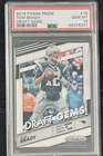 2016 Panini Prizm Tom Brady Draft Gems PSA 10 Patriots Gem Mint/card #18 PRIZM