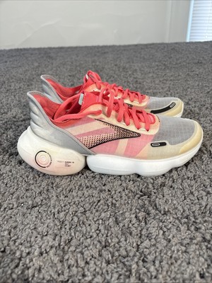 Brooks Aurora BL Womens Size 8.5 Shoes Grey Coral Black Road Running Sneakers