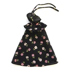 Vintage 1979 BARBIE Superstar Fashion Favorites #1401 Black Floral Halter Dress