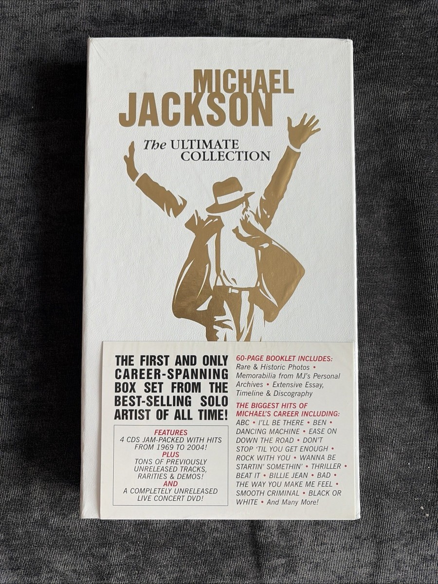 NEW SEALED Michael Jackson The Ultimate Collection 4 CD + DVD Box