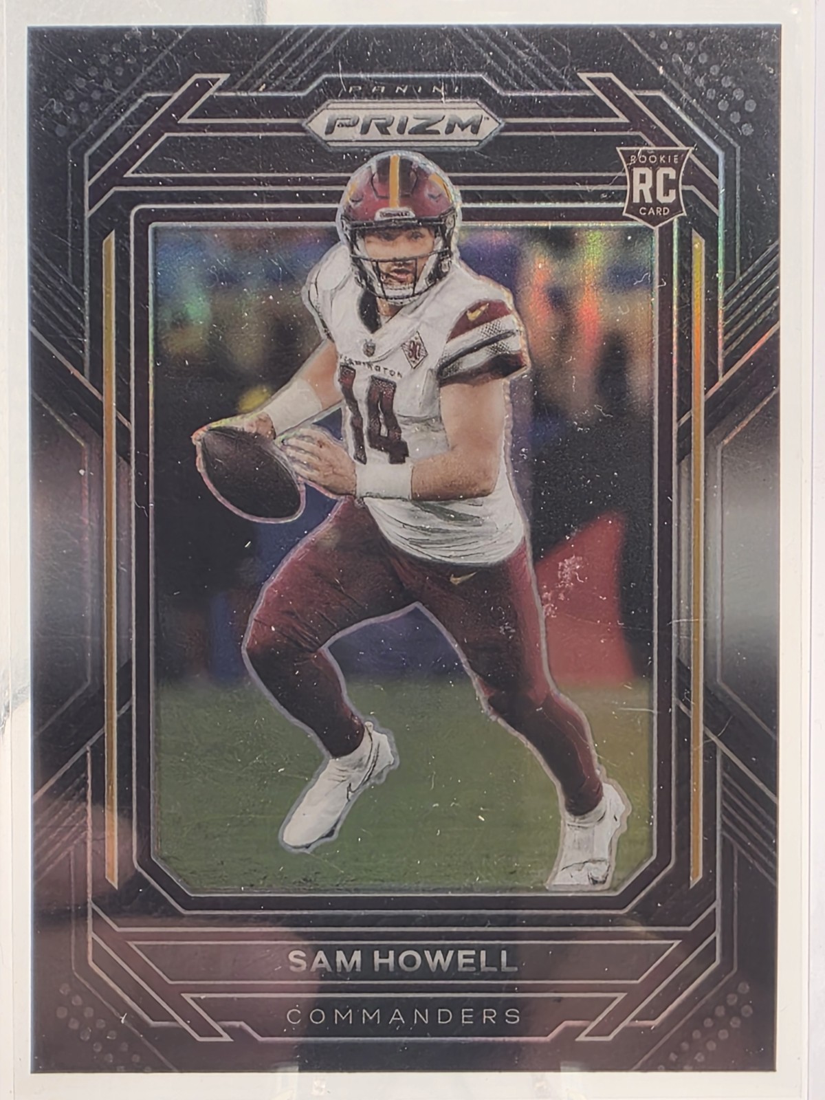 2022 Panini Chronicles - Prizm Black Sam Howell #PB-10 Silver (RC)