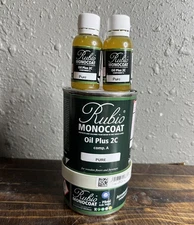 Rubio Monocoat Oil Plus 2C Pure 350ml Wood Finish & Accelerator 2-Component