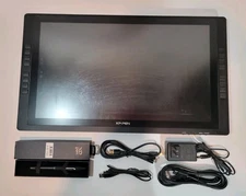 Xp-pen Artist 22E Pro Graphics Tablet - Black w Pen & Cords - No Stand - Tested