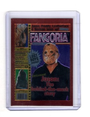 1992 COMIC IMAGES FANGORIA STARLOG CHROMIUM INSERT #6C JASON VOORHEES