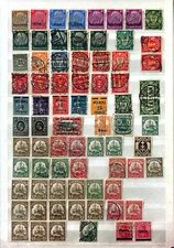 Lot Of 170 Worldwide Old Postage Collectible Stamps Used
