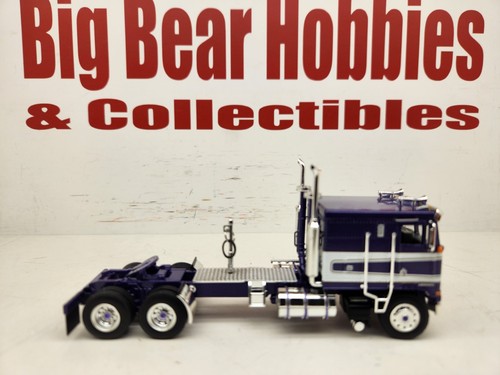 1/64 DCP Purple 7 White Kenworth K100 Long Wheel Base Tractor New - Picture 8 of 11