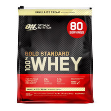 ON Gold Standard Whey Protein 5.5LB 80 SERVINGS!!! 14.36 per gallon
