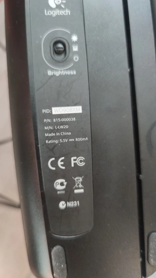 ★ LOGITECH 815-000038 socle base station recharge télécommande harmony one - Photo 3/4