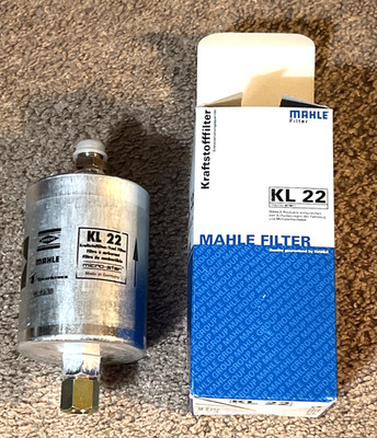 Mahle In Line Fuel Filter KL22 Porsche 911 924 Factory Part # 92811014705 German