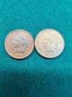 1908 And 1907 Indian Cent Lot - UNC And XF