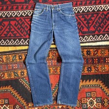 Vintage 70s 80s Lee Jeans Denim USA Union Small Faded Sanforized Womens Sz 26x29
