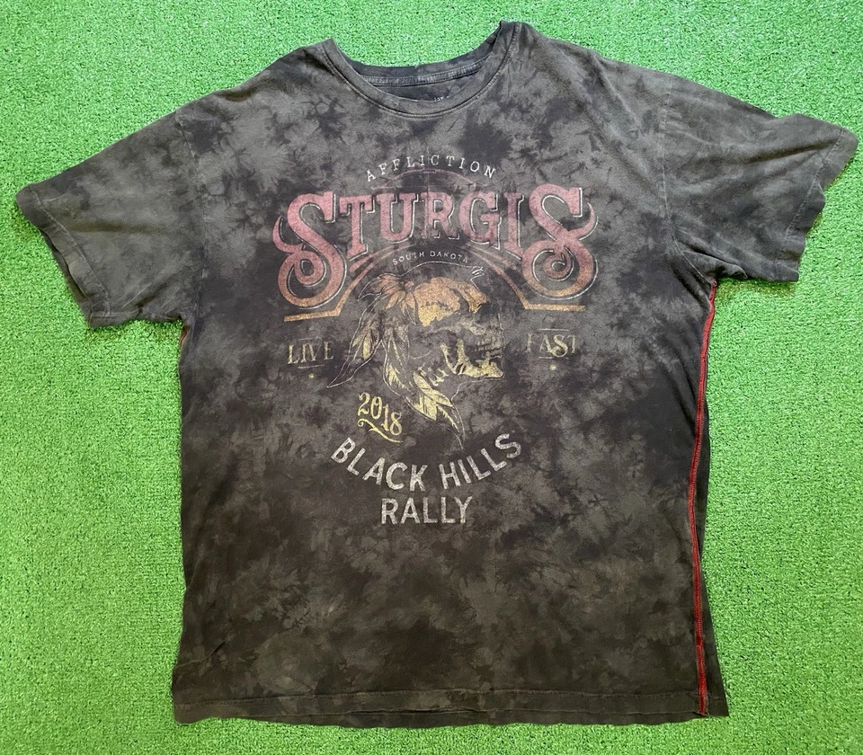 Camiseta vintage Y2K Affliction para hombre XXL Foto 3 de 4