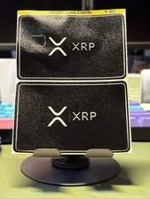 XRP CRYPTOCURRENCY Credit Debit Bank Card Skin Cover Sticker Set 2PCS