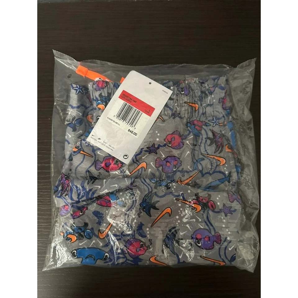 Nike Boys Sea Friends Lap 8” Volley Swim Shorts Sz Large NWT - Image 3 of 3