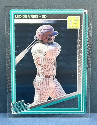 2025 Panini Donruss - Clearly Rated Prospects Leo De Vries #148