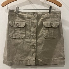 Vintage Y2K Womens Gap Size 4 Khaki Skirt