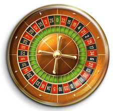 Roulette Casino - Badge 38mm Button Pin