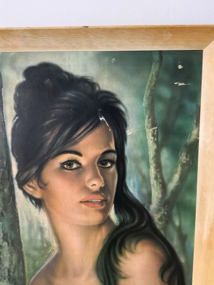 Vintage Original 1960s Framed Iconic Mid Century J H Lynch Tin A Print  - Image 2 of 4